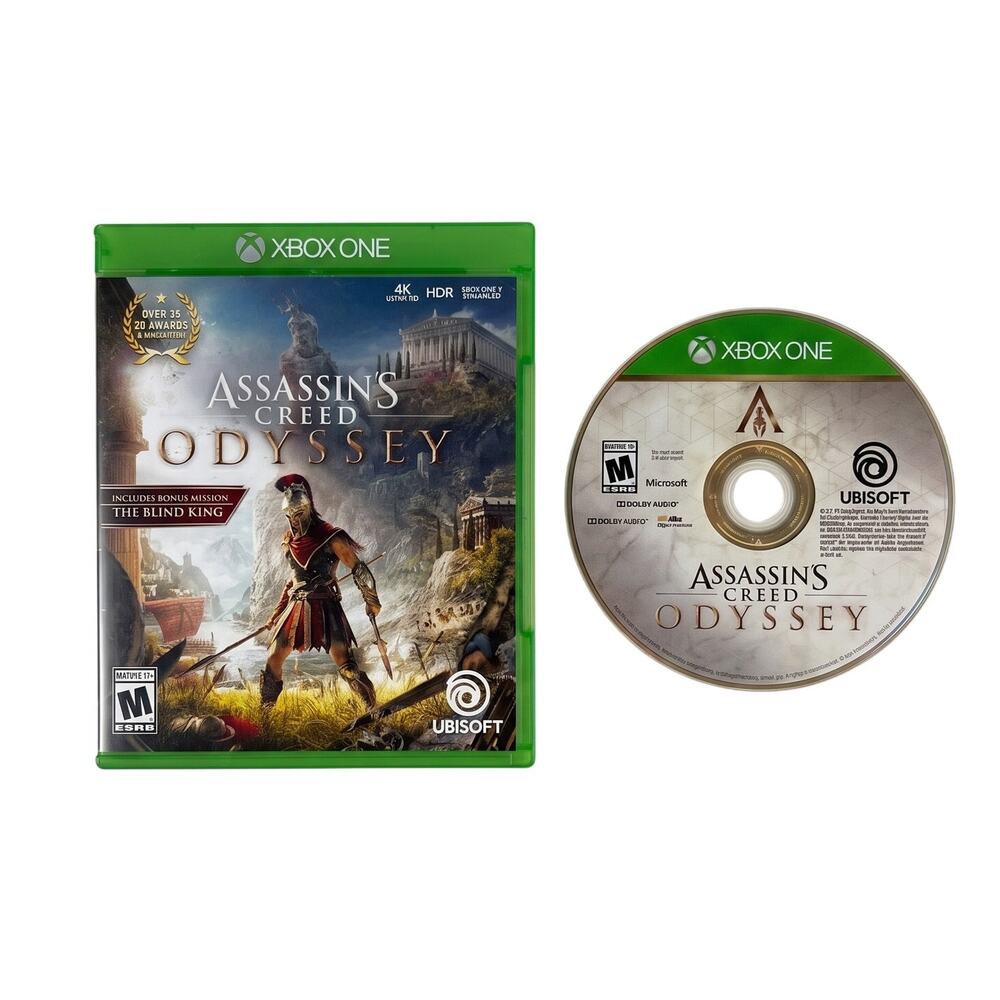 Xbox One Assassin's Creed Odyssey NTSC‎ Video Game + Case